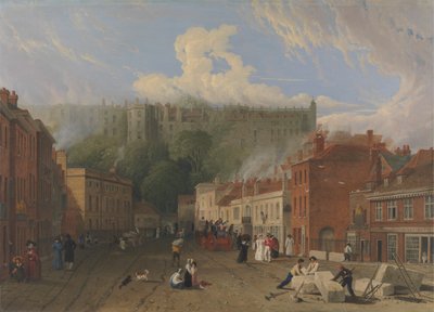 Een Uitzicht op Thames Street, Windsor door George Vincent
