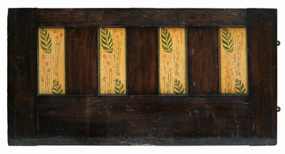 Decoratief wandpaneel door George Walton