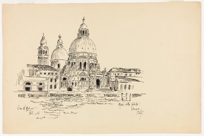 Sta. Maria della Salute, Venetië, Italië, reisschets door George Washington Maher