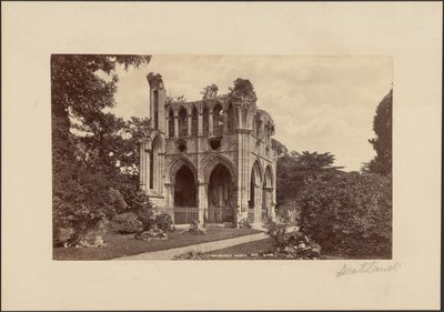 Abdij van Dryburgh door George Washington Wilson