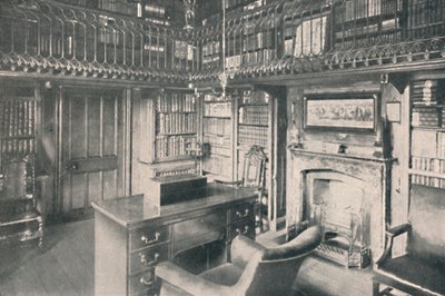 Studie van Sir Walter Scott, Abbotsford, 1904 door George Washington Wilson