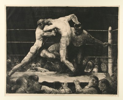 Een Hert bij Sharkey door George Wesley Bellows