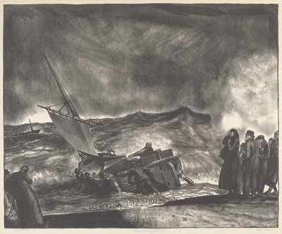 Allan Donn gaat naar zee door George Wesley Bellows
