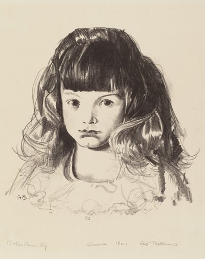 Anne 1921, 1923 door George Wesley Bellows
