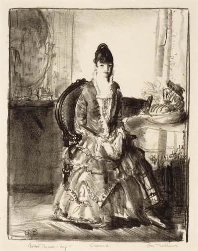 Arrangement, Emma in een kamer door George Wesley Bellows