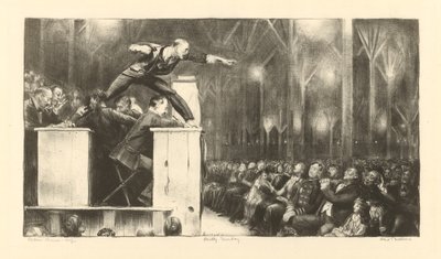 Billy Sunday door George Wesley Bellows