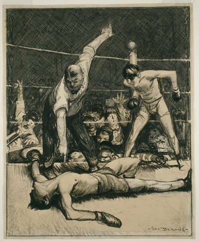 Uitgeteld door George Wesley Bellows