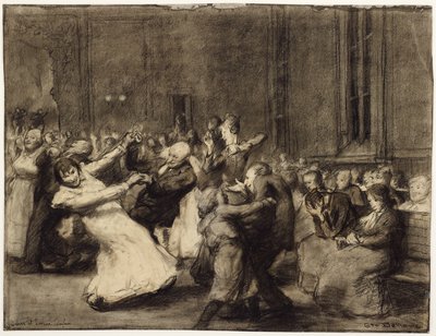 Dans in het Krankzinnigengesticht door George Wesley Bellows
