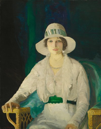 Florence Sittenham Davey Mevr. Randall Davey, 1914 door George Wesley Bellows