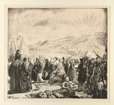 Ierse kermis door George Wesley Bellows