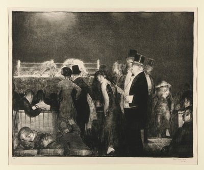 Voorbereidingen voor het grote gevecht, nr. 8 door George Wesley Bellows