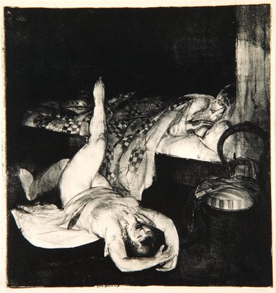 Reduceren, tweede steen, 1916 door George Wesley Bellows