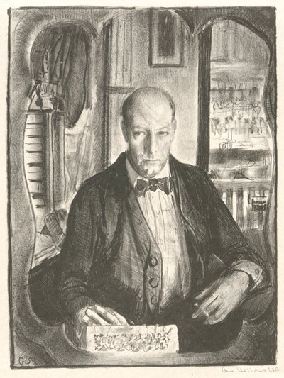 Zelfportret door George Wesley Bellows
