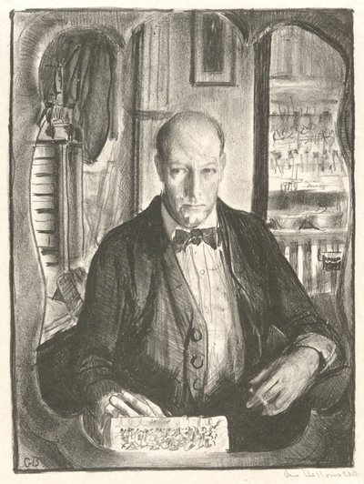 Zelfportret door George Wesley Bellows