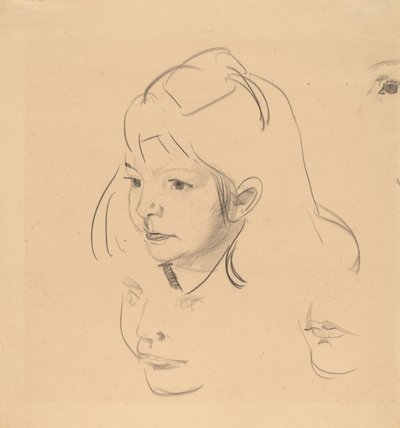 Studies van Jean door George Wesley Bellows
