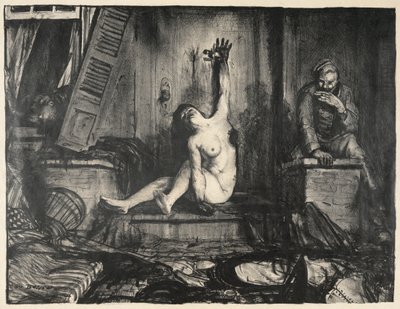 De Sigaret: Oorlogsserie door George Wesley Bellows