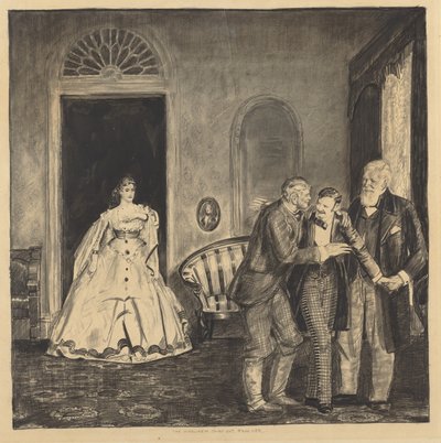 De vriendelijkheid kwam niet van haar, 1922 door George Wesley Bellows