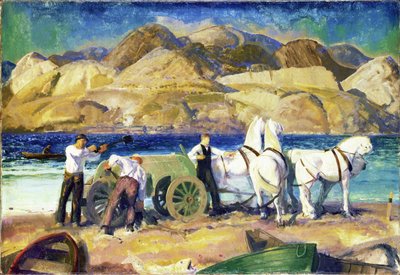 De zandkar, 1917 door George Wesley Bellows