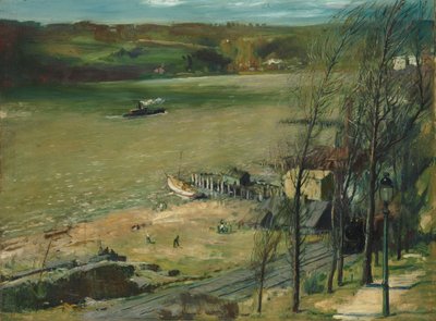 Op de Hudson door George Wesley Bellows