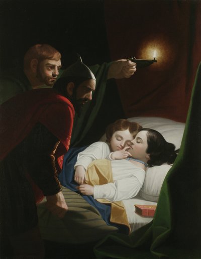 Moord op de prinsen, c.1833-34 door George Whiting Flagg