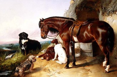 Portretten van favorieten door George Wiliam Horlor