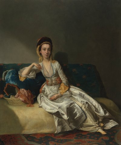 Nancy Parsons in Turkse kleding door George Willison