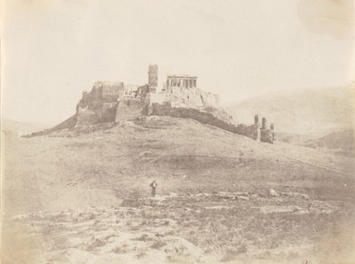 Pnyx en Akropolis, ca. 1848 door George Wilson Bridges