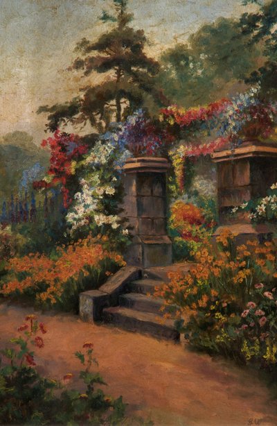 Zomertuin, ongedateerd door George Wimpenny