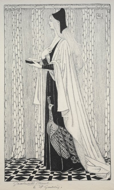 Kostuumstudie door George Woolliscroft Rhead