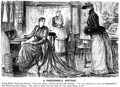 Een vergeeflijke vergissing, 1889 door George du Maurier