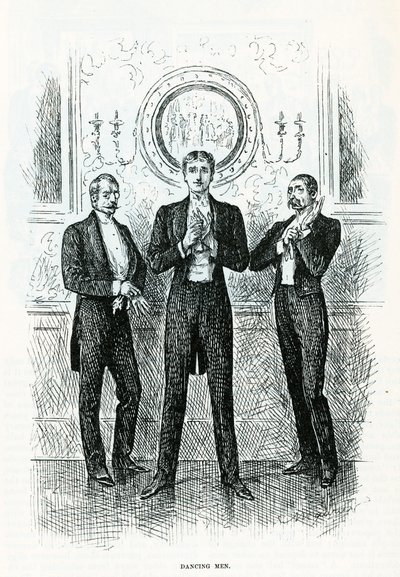 Dansende Mannen door George du Maurier