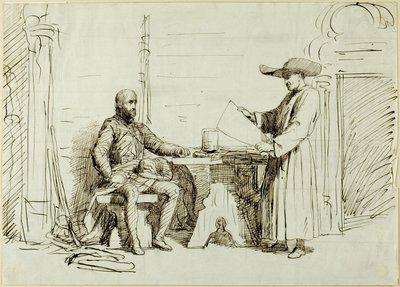 Priester en Soldaat door George du Maurier