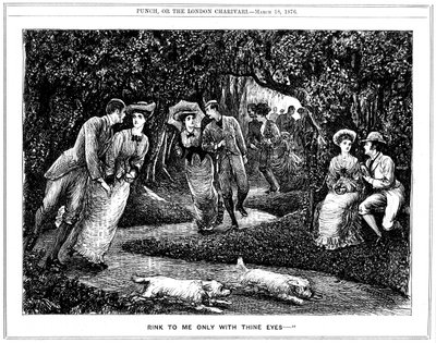 Rink alleen met jouw ogen, 1876 door George du Maurier
