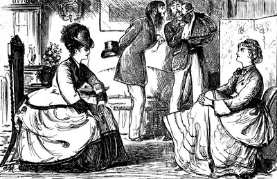 Engelse koppels uit de hogere klasse door George du Maurier