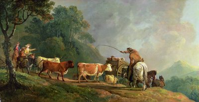Naar de markt gaan door George the Elder Barret