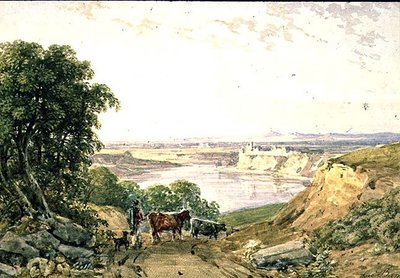 Landschap met Vee door George the Younger Barret