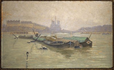 Île Saint-Louis en Notre-Dame, gezien vanaf de Pont d