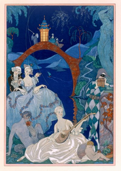 Bal Onder de Blauwe Maan, illustratie voor 