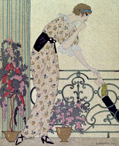 "Gazette du Bon Ton", kostuumplaat uit de "N