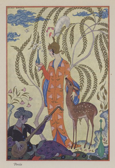 De Romantiek van Parfum: Perzië door Georges (after) Barbier