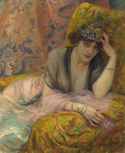 De danseres door Georges Antoine Rochegrosse
