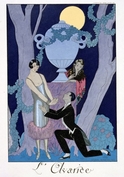 Hebzucht door Georges Barbier