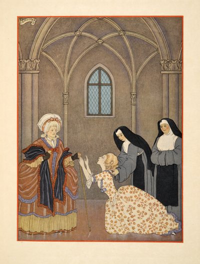 Cecile teruggekeerd naar het klooster, Illustratie uit 
