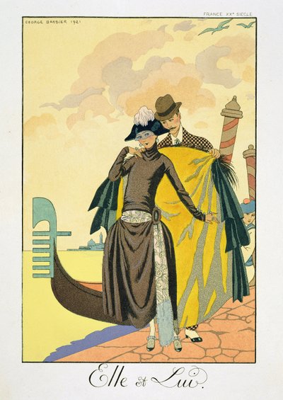 Zij en Hij door Georges Barbier