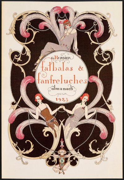 Falbalas et Franfreluches, mode-almanak door Georges Barbier