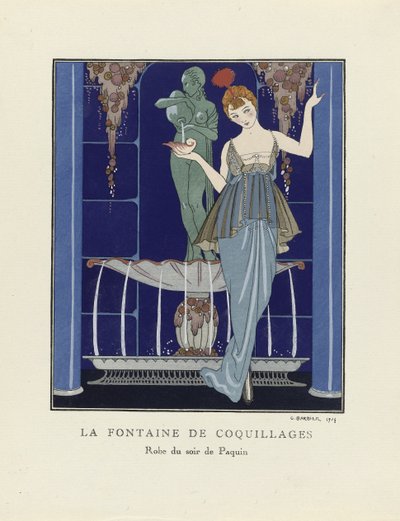 De schelpenfontein, uitgegeven 1914 door Georges Barbier