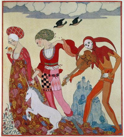 Liefde, Verlangen en Dood door Georges Barbier