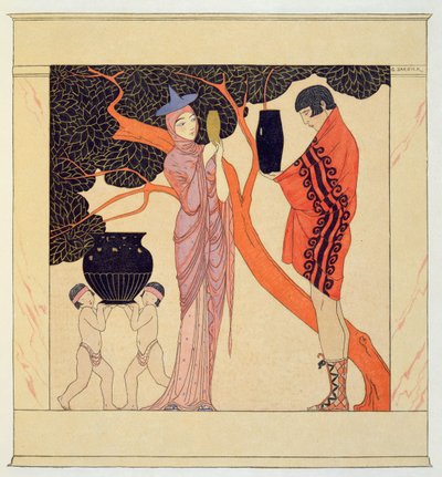 Liefdesteken door Georges Barbier