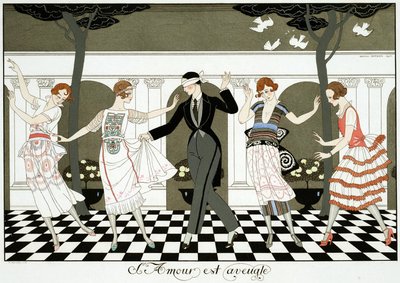 Liefde is blind door Georges Barbier