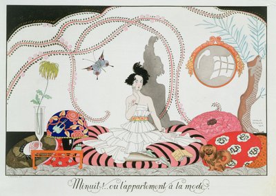 Middernacht! of Het Modieuze Appartement door Georges Barbier